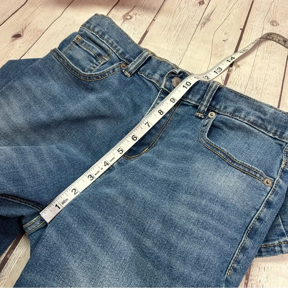 Old Navy denim flex Straight medium wash Jeans boys 16R adjustable waist